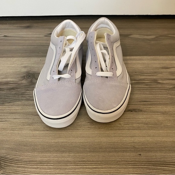 VANS Old Skool SKATE SHOES Gray White Unisex - Picture 9 of 9